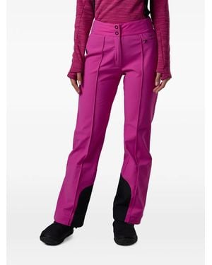 Rossignol Pantaloni Da Sci Resort Softshell A Righe - Rosa
