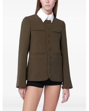 NAMACHEKO Button Single-Breasted Jacket - Brown