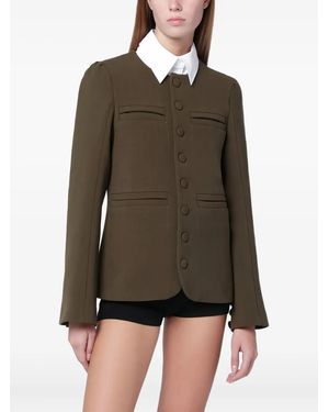 NAMACHEKO Button Single-Breasted Jacket - Brown
