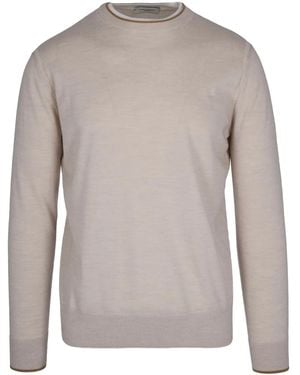 Paolo Pecora Fine-Knit Wool Sweater - Gray