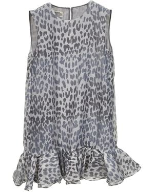 Baum und Pferdgarten Ruffled Dress - Gray