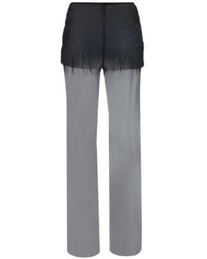 Exilia Balos Mesh-Panel Trousers - Grey