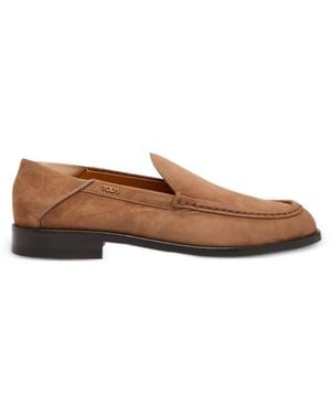 Tod's Ballerinas Mit Logo-Schild - Braun