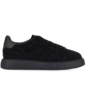 Hogan H-Stripes Sneakers - Black