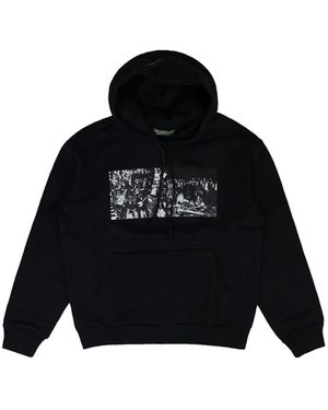 DENIM TEARS Srca Graphic-Print Hoodie - Black