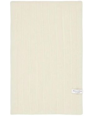 Marc O' Polo Ribbed Knitted Scarf - Natural