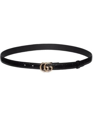 Gucci Gg Marmont Gürtel - Weiß