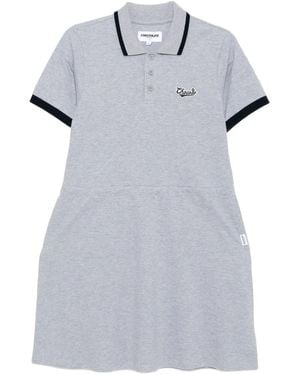Chocoolate Polo Dress - Grey