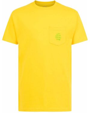 ANTI SOCIAL SOCIAL CLUB Cross My Heart Pocket T-Shirt - Yellow