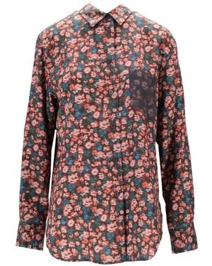 Paul Smith Floral-Print Shirt - Pink
