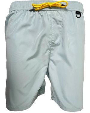 Iceberg Badeshorts Mit Logo-Schild - Blau