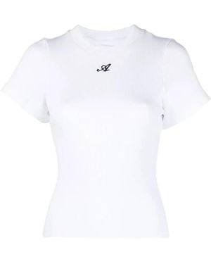 Axel Arigato Script A Organic Cotton T-Shirt - White