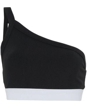 P.E Nation Mark One One-Shoulder Sports Bra - Black