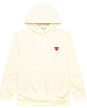 COMME DES GARÇONS PLAY Felpa Con Zip - Neutro