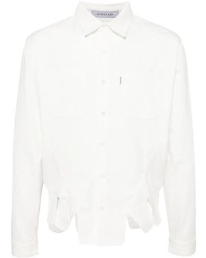 JUNTAE KIM Camicia Con Corsetto - Bianco