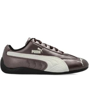 PUMA Speedcat Logo-Detail Sneakers - White