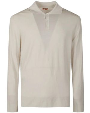 Barena Polo Con Botones - Blanco