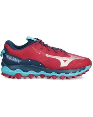 Mizuno Logo Sneakers - Red