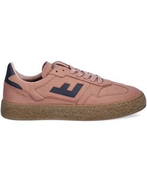 Flamingos Suede Logo Sneakers - Brown