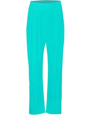 The Sei Double-Pleat Trousers - Blue