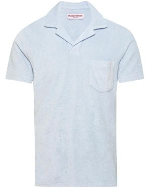 Orlebar Brown Terry-Towelling Polo Shirt - Blue