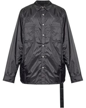 Rick Owens Buttoned Pocket Overshirt - Gray