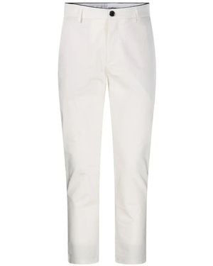 Department 5 Buttoned Trousers - White