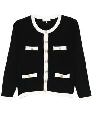 Andiata Charlott Button Cardigan - Black