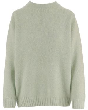 arch4 Ribbed Crew-neck Sweater - Green
