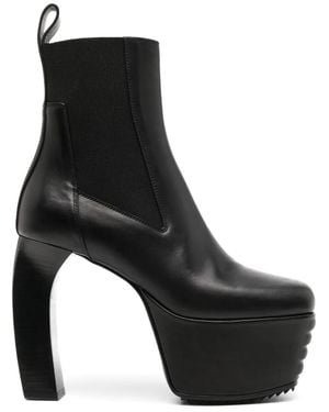 Rick Owens Beatle Banana Boots - Black