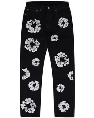 DENIM TEARS X Levi's Cotton Wreat Jeans - Black