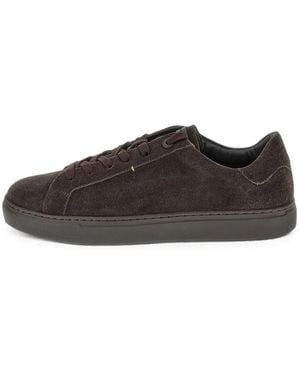 Paul & Shark Suede Low-Top Trainers - Brown