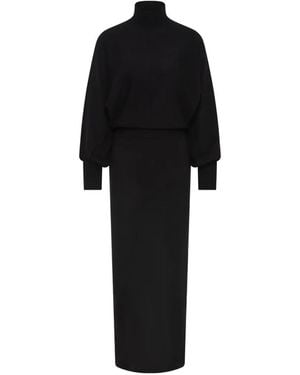Rebecca Vallance Balletic Knit Midi Dress - Black