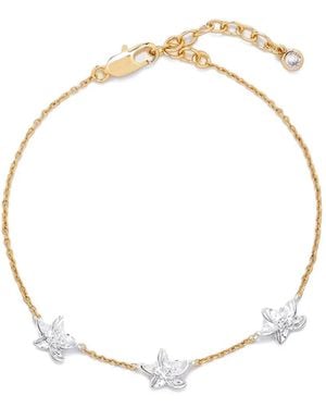 Yoj Pulsera Luludi Con Charm Floral - Metálico