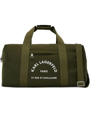 Karl Lagerfeld Borsone Rue St-Guillaume - Verde