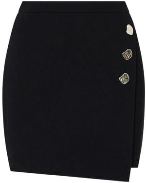 Liu Jo Knit Mini Skirt - Black