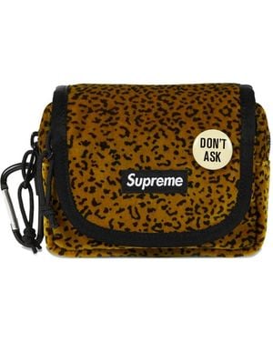 Supreme Leopard Belt Bag - Black