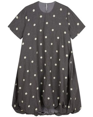 JNBY Polka-Dot Mini Dress - Grey