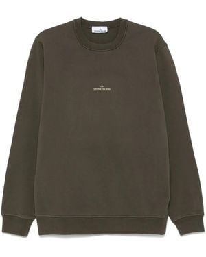 Stone Island ロゴ スウェットシャツ - グリーン