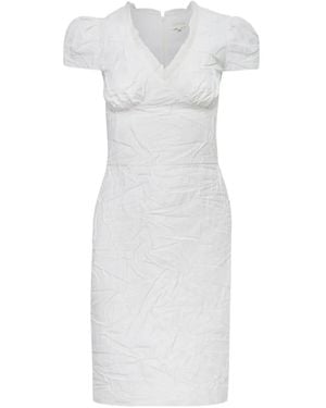ShuShu/Tong Crinkled Dress - White