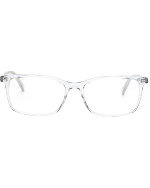 Gucci Brille Mit Eckigem Gestell - Grau