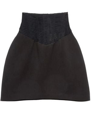 Aniye By Lavinia Lace-Detail Skirt - Black