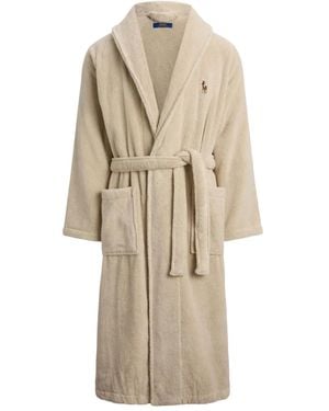 Polo Ralph Lauren Shawl-Collar Terry Bathrobe - Natural