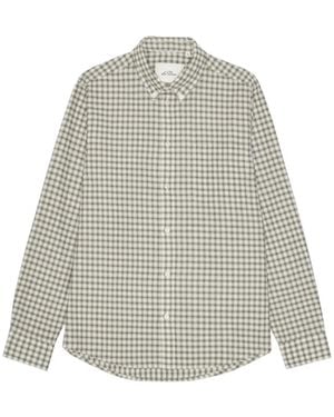 Les Deux Camicia A Quadri - Bianco