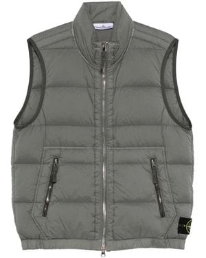 Stone Island Seamless Tunnel Quilted Gilet - Grey