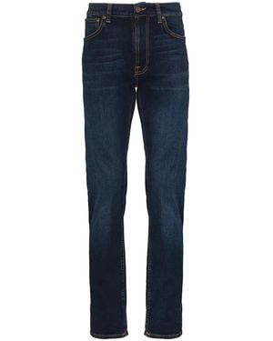 Nudie Jeans Lean Dean Slim-Fit Jeans - Blue