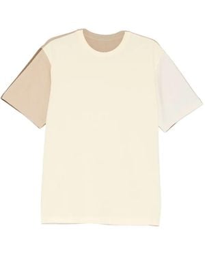 JNBY Color-Block Short-Sleeves T-Shirt - Natural