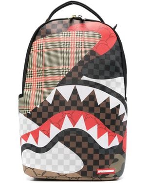 Sprayground Mayhem Rugzak Met Patroon - Grijs