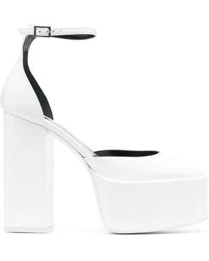 Paris Texas 130Mm Jane Platform Pumps - White