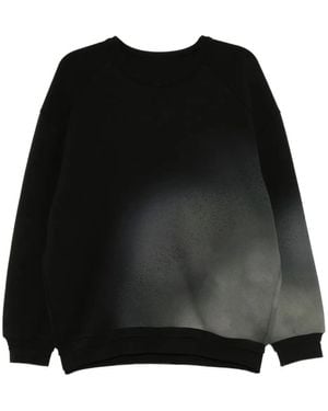CROQUIS Loose Pullover Sweatshirt - Black